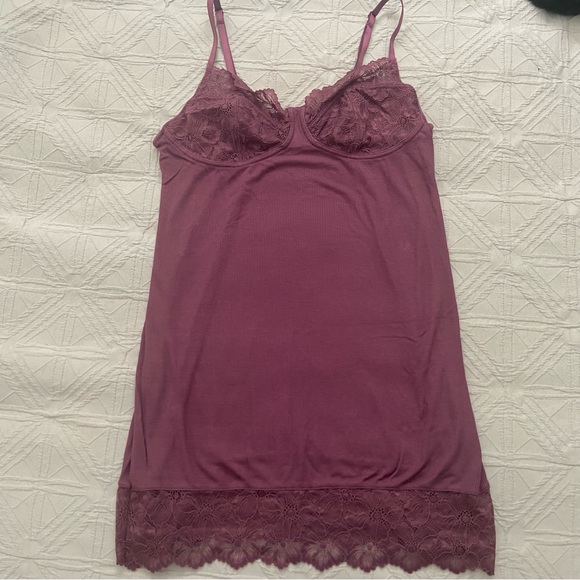Adore Me Purple Lace Lingerie Chemise - Picture 5 of 10